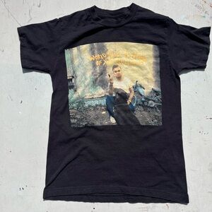 Women’s Morrisey T-Shirt Black World Peace NO SIZE UK Smiths Singer 80s MOZ Rock